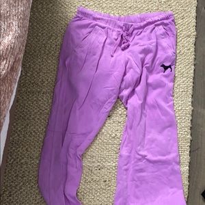 pink Victoria secret sweat pants